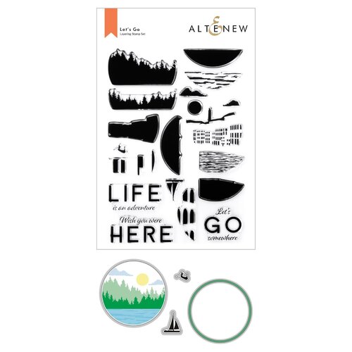 Altenew Let's Go Stamp & Die Bundle