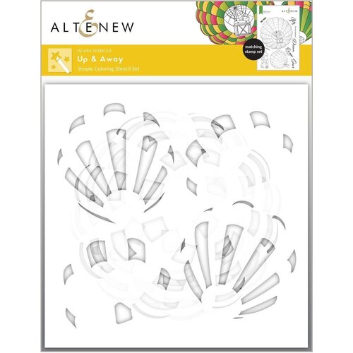Altenew Up & Away Simple Colouring Stencil