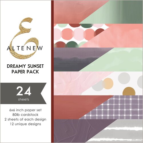 Altenew Dreamy Sunset 6" Paper Pack