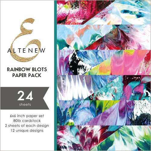 Altenew Rainbow Blots 6" Paper Pack
