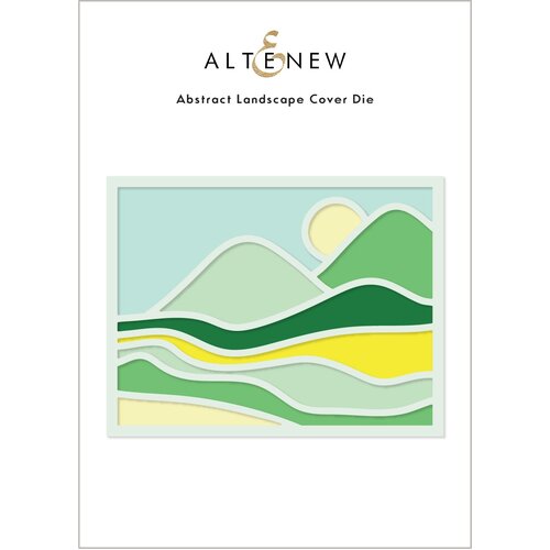 Altenew Abstract Landscape Cover Die