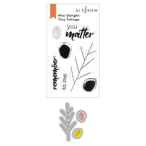 Altenew Mini Delight - Tiny Foliage Stamp & Die Set