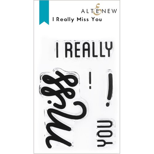 Altenew I Really Miss You Stamp Set
