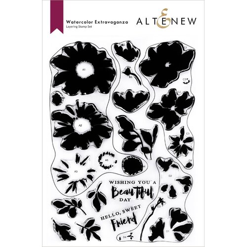 Altenew Watercolor Extravaganza Stamp Set