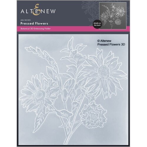 Altenew Pressed Flowers 3D Embossing Folder