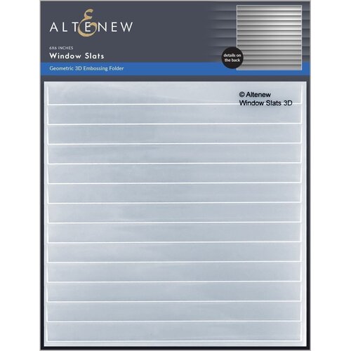 Altenew Window Slats 3D Embossing Folder