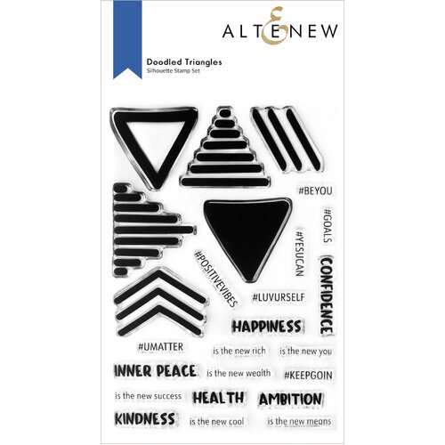Altenew Doodled Triangles Stamp Set