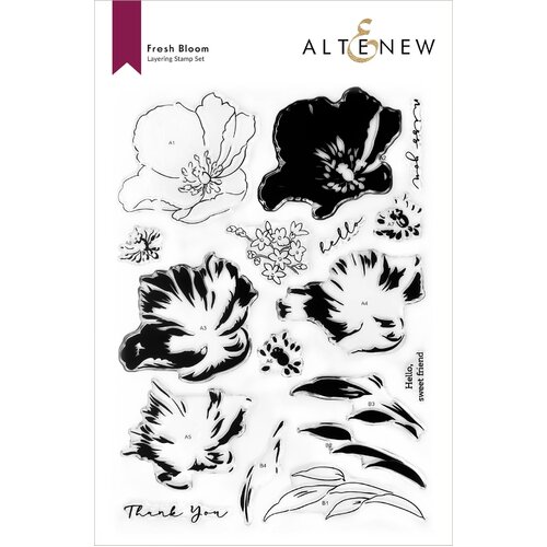 Altenew Fresh Bloom Stamp Set
