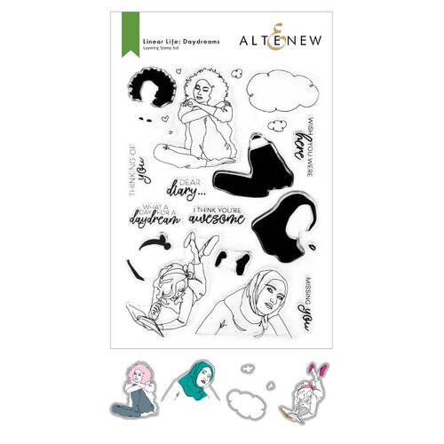 Altenew Linear Life - Daydreams Stamp & Die Bundle