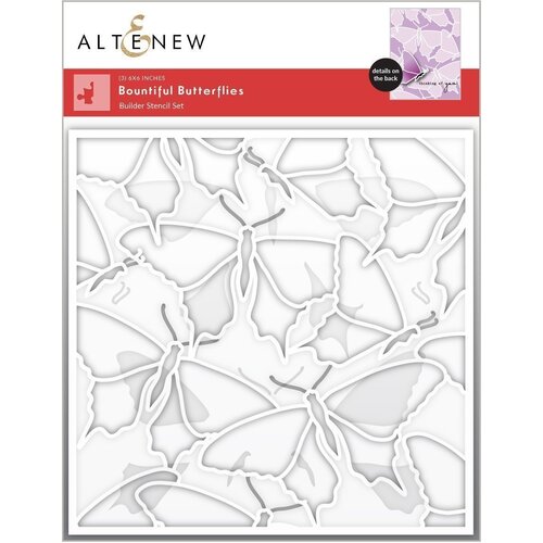 Altenew Bountiful Butterflies Builder Stencil Set (2 in 1)