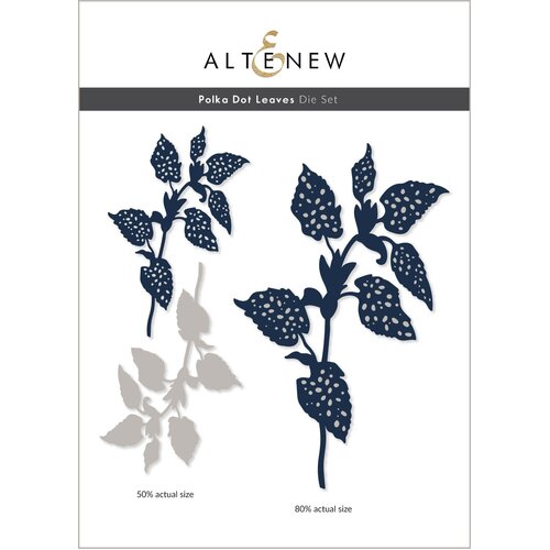 Altenew Polka Dot Leaves Die Set