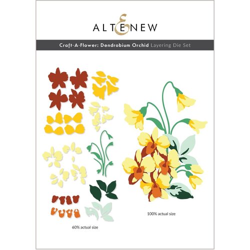 Altenew Craft-a-Flower Denbrobium Orchid Layering Die Set