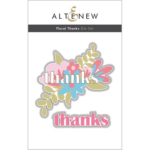 Altenew Floral Thanks Die Set