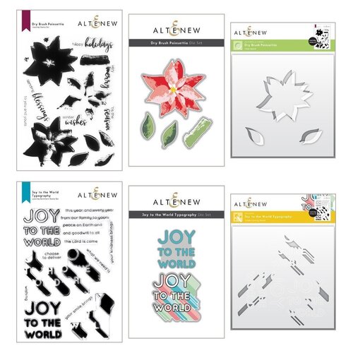 Altenew Thanks & Blessings Coordinating Stamp & Die & Stencil Release Bundle
