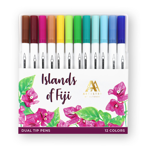 Altenew Islands of Fiji Dual Tip Pens (Water-based)