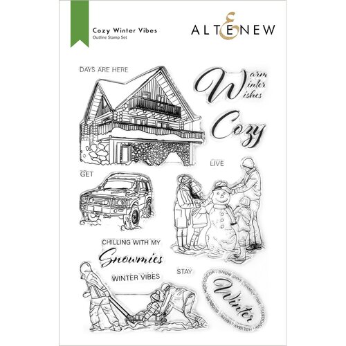 Altenew Cozy Winter Vibes Stamp Set