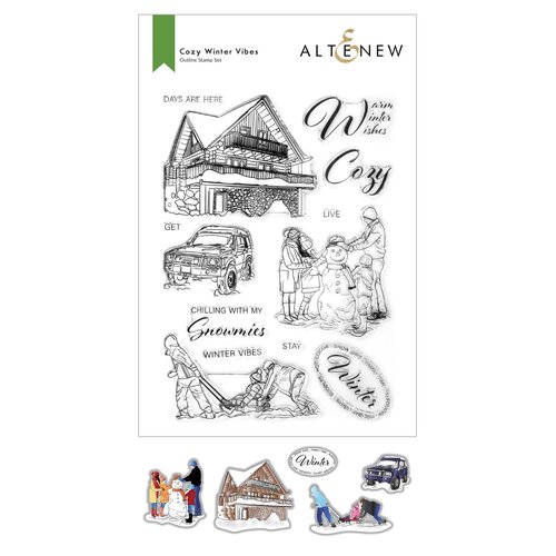 Altenew Cozy Winter Vibes Stamp & Die Bundle