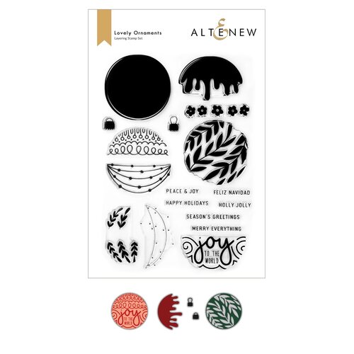 Altenew Lovely Ornaments Stamp & Die Bundle
