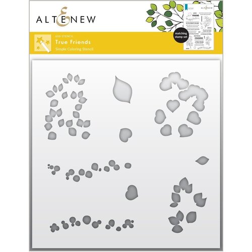 Altenew True Friends Simple Colouring Stencil