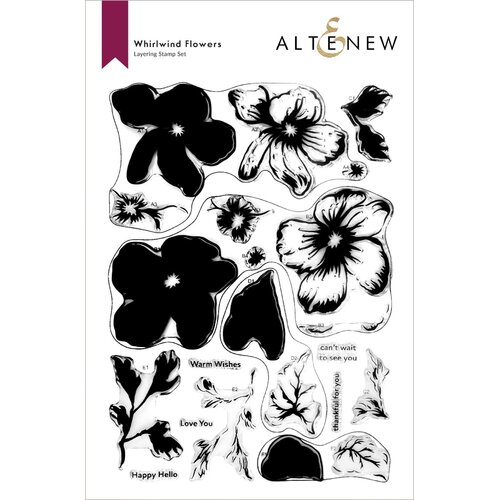 Altenew Whirlwind Flowers Stamp Set