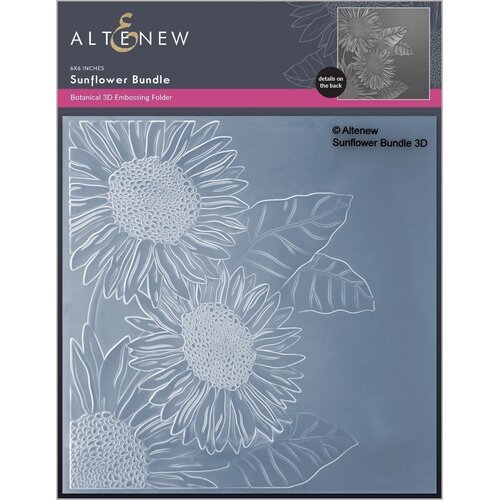 Altenew Sunflower Bundle 3D Embossing Folder