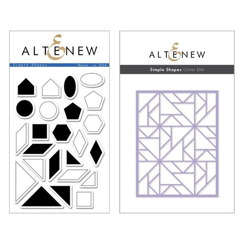 Altenew Simple Shapes Stamp & Die Bundle