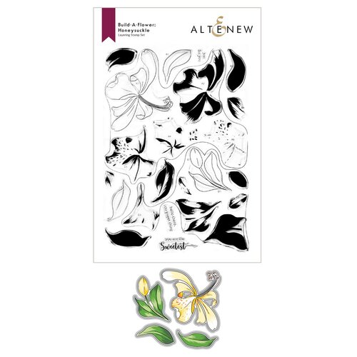 Altenew Build-a-Flower : Honeysuckle Layering Stamp & Die Set