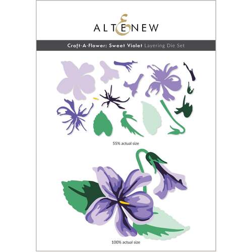 Altenew Craft-a-Flower : Sweet Violet Layering Die Set