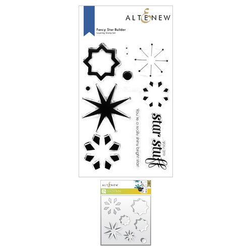 Altenew Fancy Star Builder Stamp & Stencil Bundle