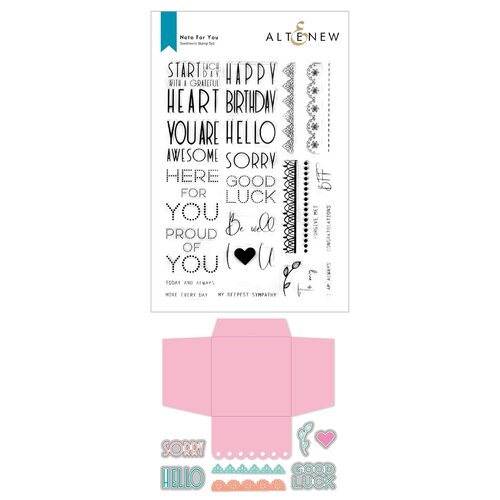 Altenew Note for You Stamp & Die Bundle