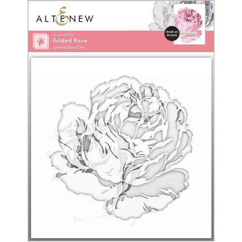 Altenew Gilded Rose Layering Stencil Set