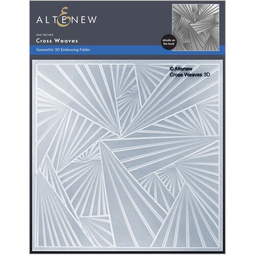 Altenew Cross Weaves 3D Embossing Folder