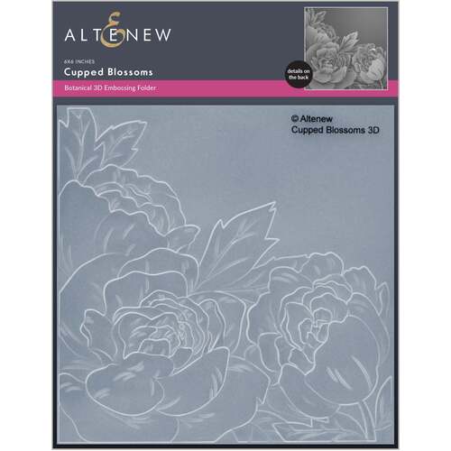 Altenew Cupped Blossoms 3D Embossing Folder