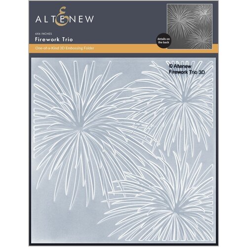 Altenew Firework Trio 3D Embossing Folder