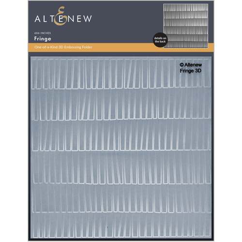 Altenew Fringe 3D Embossing Folder