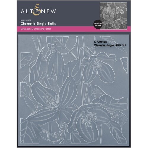 Altenew Clematis Jingle Bells 3D Embossing Folder