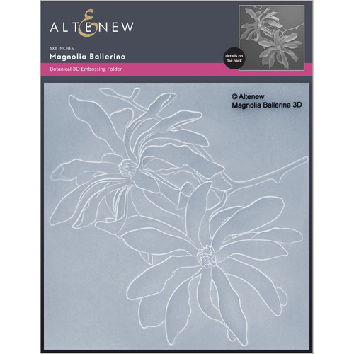 Altenew Magnolia Ballerina 3D Embossing Folder