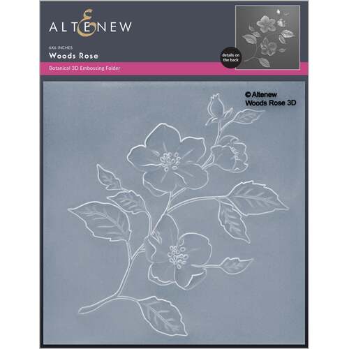 Altenew Woods Rose 3D Embossing Folder