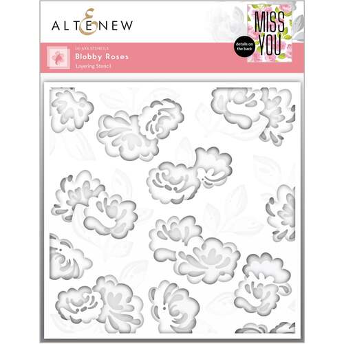 Altenew Blobby Roses Stencil Set