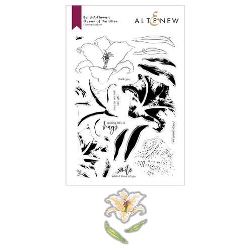 Altenew Build-a-Flower : Queen of the Lillies Layering Stamp & Die Set