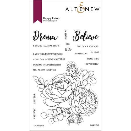 Altenew Happy Petals Stamp Set