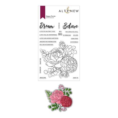Altenew Happy Petals Stamp & Die Bundle