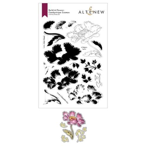 Altenew Build-a-Flower : Candystripe Cosmos Layering Stamp & Die Set