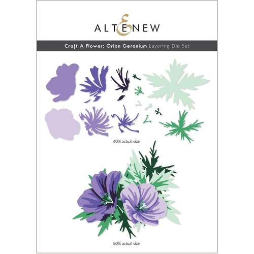 Altenew Craft-a-Flower : Orion Geranium Layering Die Set