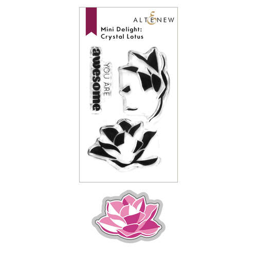 Altenew Mini Delight - Crystal Lotus Stamp & Die Set