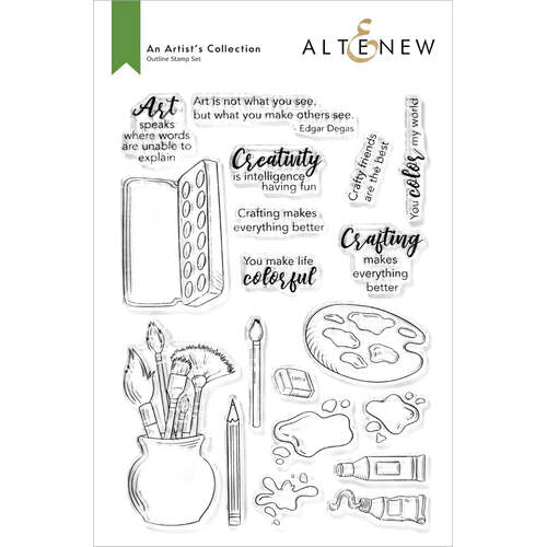 Altenew An Artist's Collection Stamp Set