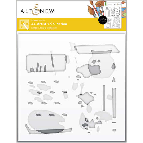 Altenew An Artist's Collection Coloring Stencil
