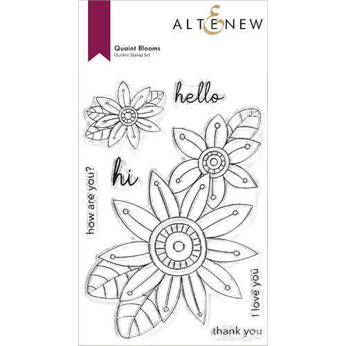 Altenew Quaint Blooms Stamp Set