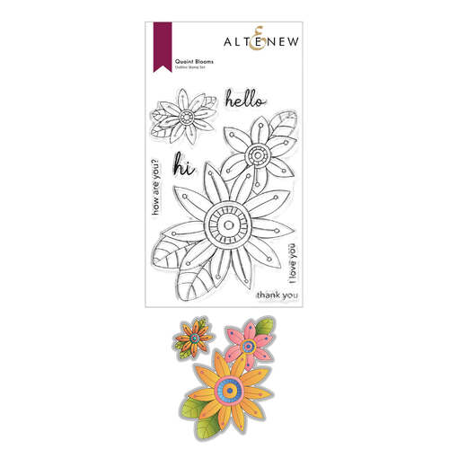Altenew Quaint Blooms Stamp & Die Bundle