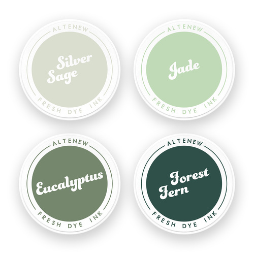 Altenew Fresh Dye Ink Pad Bundle - Frosted Foliage 